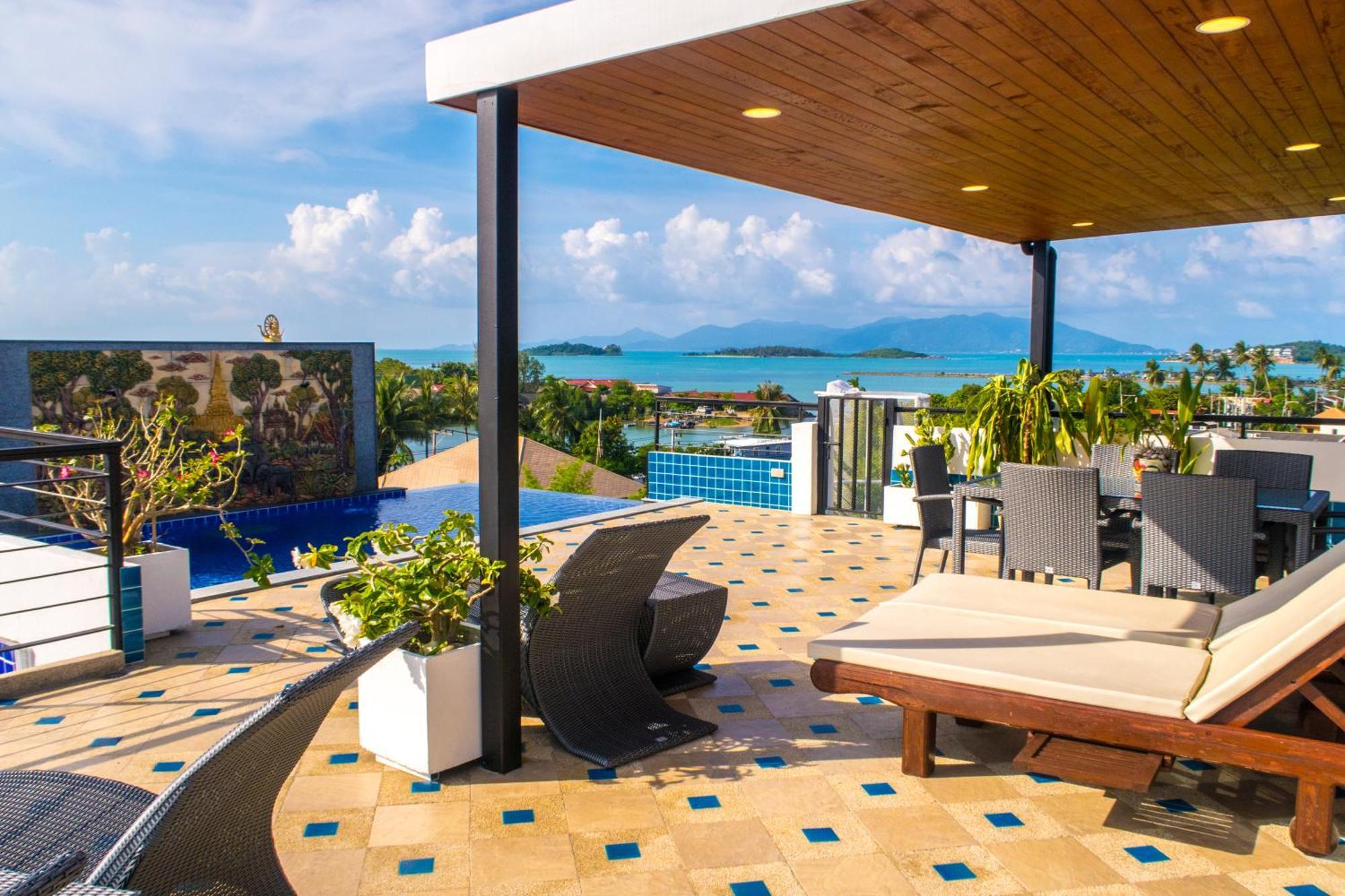 Celebrity Ocean View Villa Samui Bang Rak Beach  Eksteriør bilde