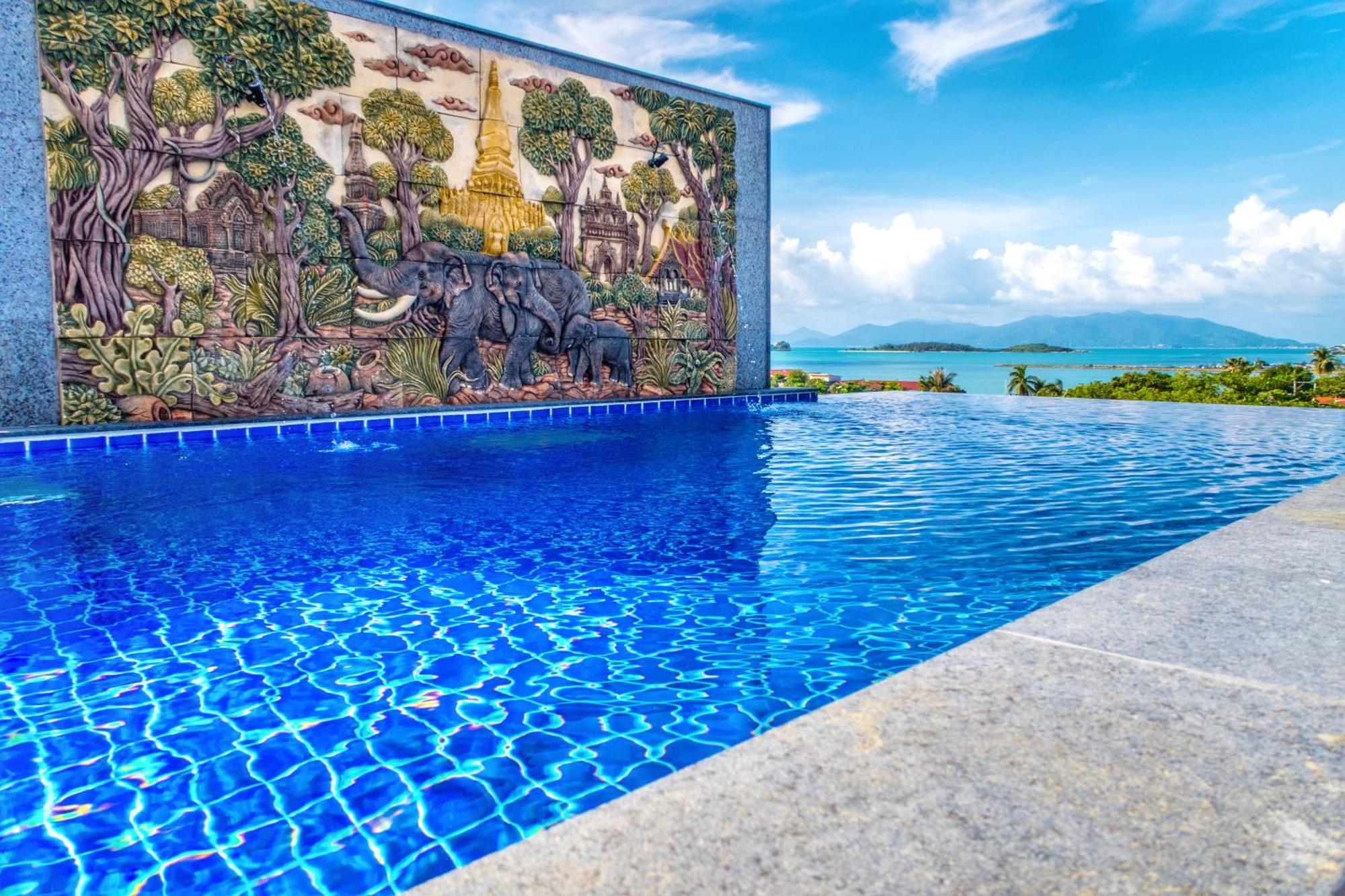 Celebrity Ocean View Villa Samui Bang Rak Beach  Eksteriør bilde