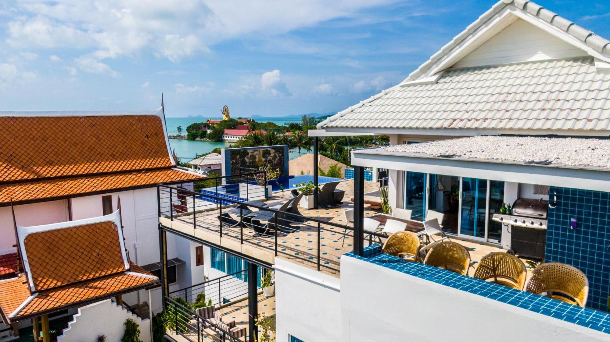 Celebrity Ocean View Villa Samui Bang Rak Beach  Eksteriør bilde